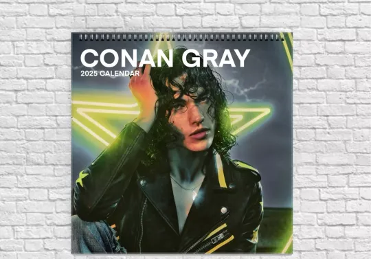 Conan Gray 2025 Calendar Wall, Found Heaven Never Ending Song, Conan Gray Merch