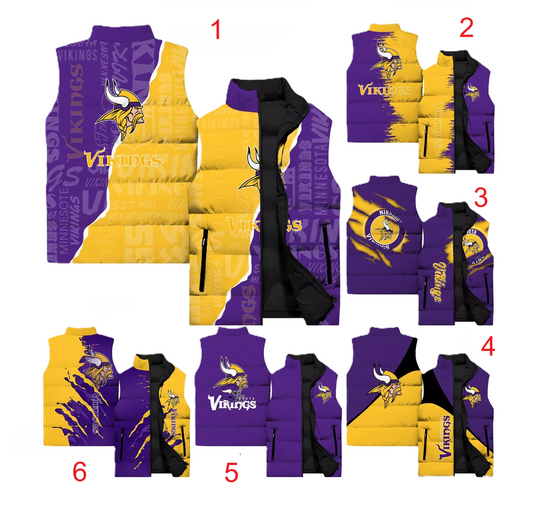 Minnesota Vikings Sleeveless Jacket