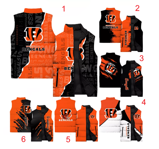 Cincinnati Bengals Sleeveless Jacket