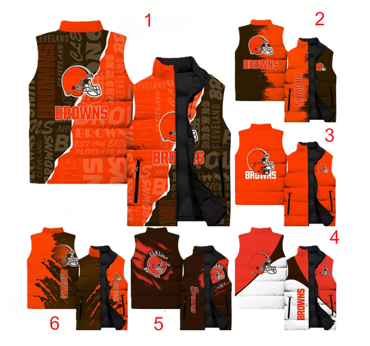 Cleveland Browns Sleeveless Jacket