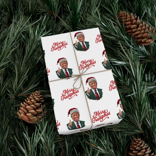 Merry Trumpmas, Donald Trump Christmas Wrapping Paper Roll