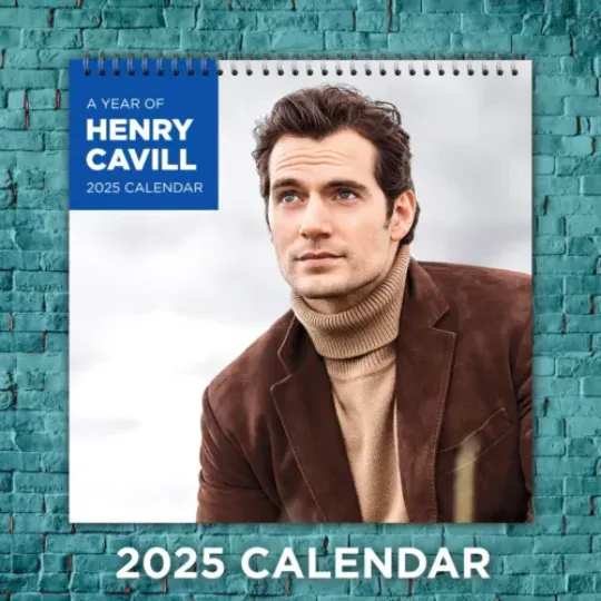 Henry Cavill Calendar 2025, Henry Cavill Celebrity 2025 Wall Calendar
