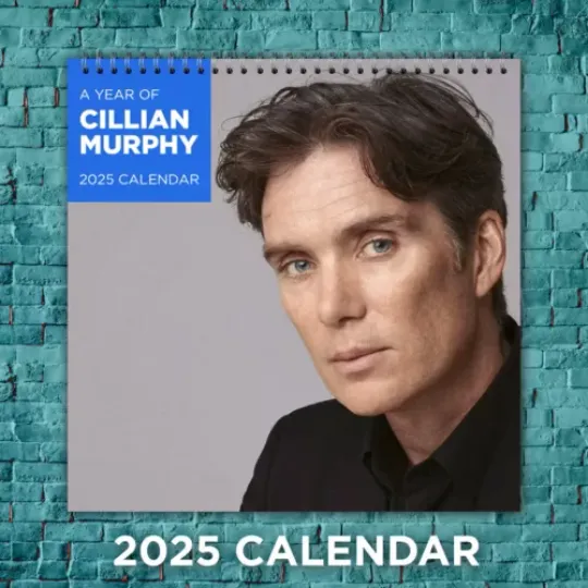Cillian Murphy 2025 International Film Stars Calendar, 12-Month Actor Wall Calen