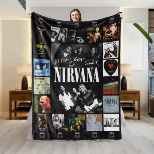 Discover Nirvana Fleece Blanket | Christmas Gift | Gift Idea For Fans