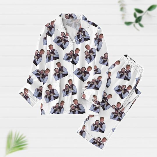 Funny Trump Pajamas Set, Donald Trump Christmas Pajamas, MAGA Shirt, Republican Shirt, Election Shirt, Holiday Pajamas, Xmas Pajamas