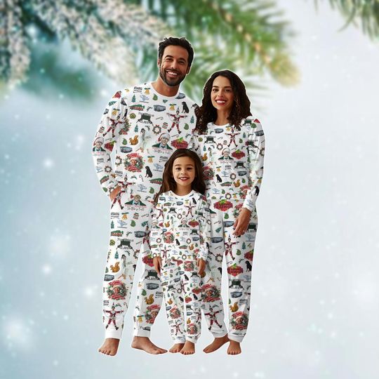 Clark Griswold Christmas Pajamas, You Serious Clark Shirt, Griswold Movie Shirt, Shitterr Full Pajamas, National Lampoon Family Pajamas