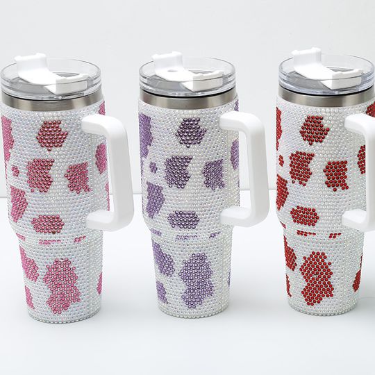 Cow 40 Oz Bling Tumblers