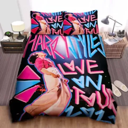 Discover Harry In Pink Bed Sheets Spread Comforter Duvet Cover Bedding Sets