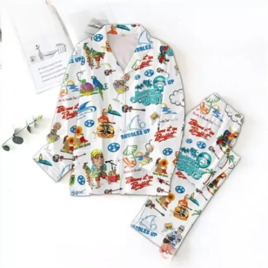 Jimmy Buffett Bubbles Up Pajamas Set
