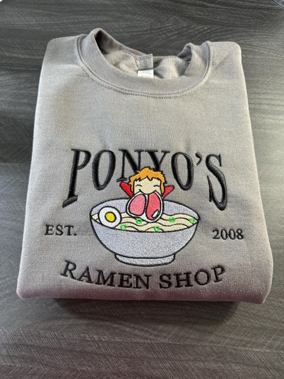 Embroidered PONYO Unisex Crewneck Sweatshirt