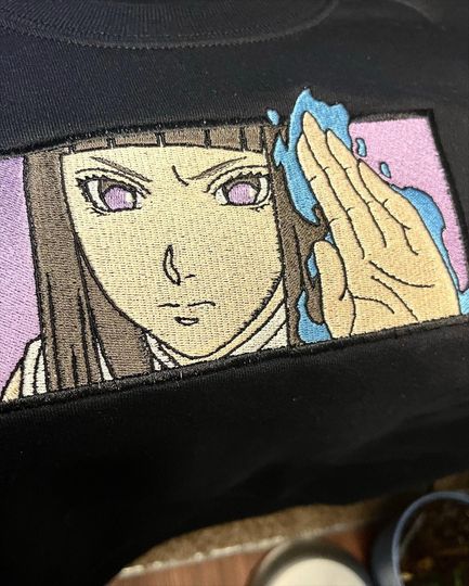 Anime Embroidered Sweater | Ninjas | Hinata