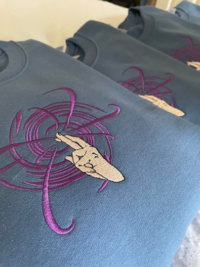 Embroidered Gojo Jujutsu Satoru Anime Sweatshirt