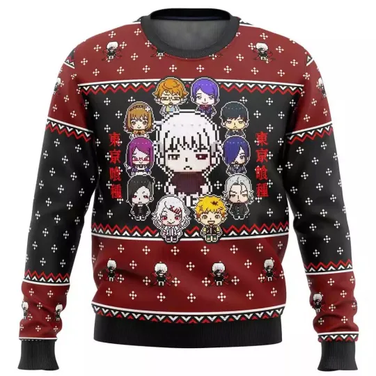 Toky Ghoul Sprites Ugly Christmas Sweater