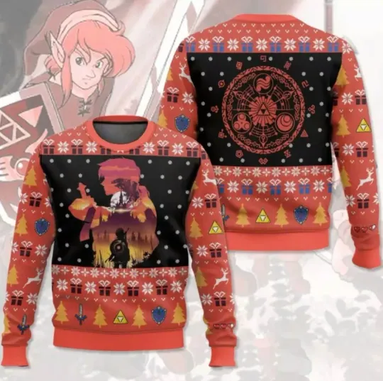 Hero Legend Of Zelda Ugly Sweater, Gift For Fans
