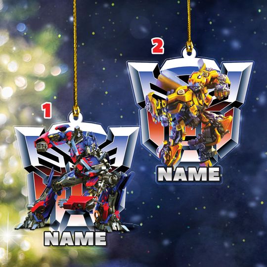 Personalized Transformer Christmas ornaments, Prime inspired ornament, Name Ornament, Personalized Ornament, Toys, ornament