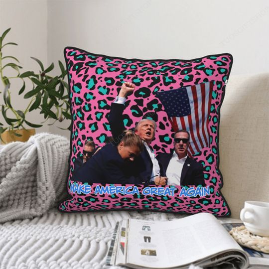 Support Trump Throw Pillow | Christmas Pillow | Christmas Decor