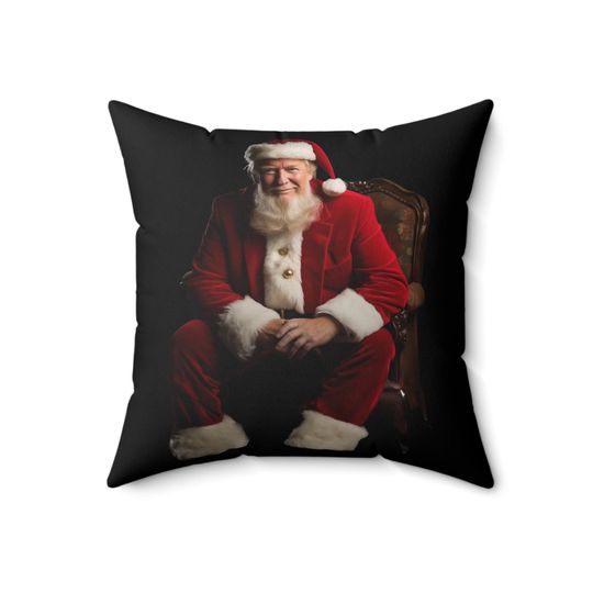 Donald Trump Throw Pillow | Christmas Pillow | Christmas Decor