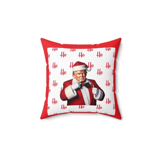 Trump Throw Pillow | Christmas Pillow | Christmas Decor