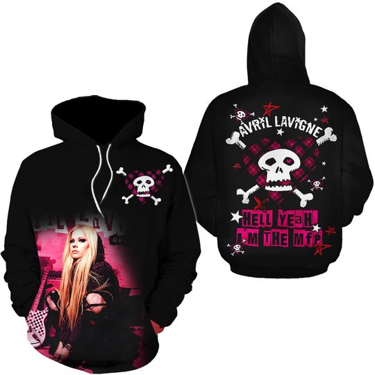 Avril Lavigne Hell Yeah I m The MFP Hoodie