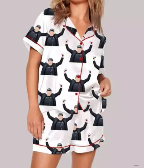 Women’s Musk Dark Gothic Cringey Pajama Set Short Sleeve Unisex Size