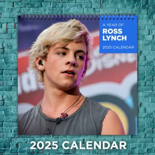 Ross Lynch 2025 TV & Music Stars Calendar, 12-Month Singer & Actor Wall Calendar
