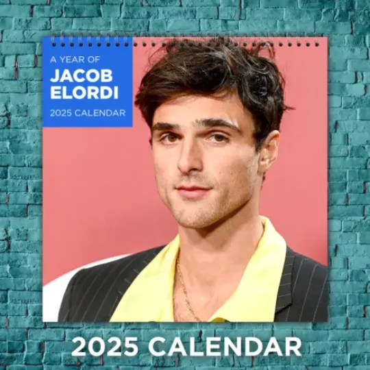 Jacob Elordi 2025 Hollywood Stars Calendar, 12-Month Actor Wall Calendar