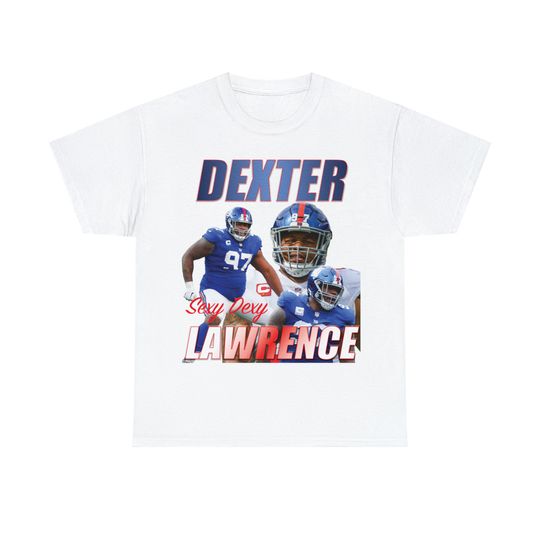 Dexter Lawrence T-Shirt New York Giants  Graphic Tee 90s Style
