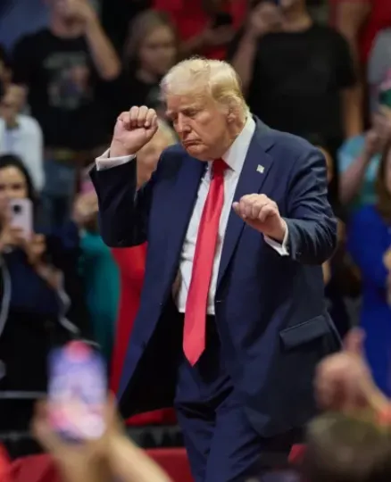 DONALD J TRUMP DANCE GLOSSY POSTER PICTURE PHOTO PRINT BANNER
