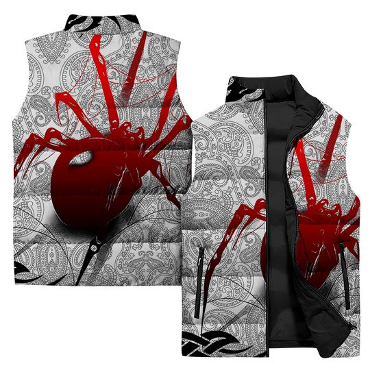 Spider Sleeveless Jacket | Casual Winter Clothing | Gift Idea