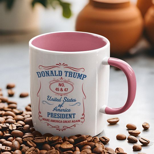 Donald Trump No 45&47 Coffee Mug, United States President Mug