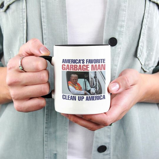 Trump Garbage Coffee Mug, Funny 2024 2025 Supporter Gift