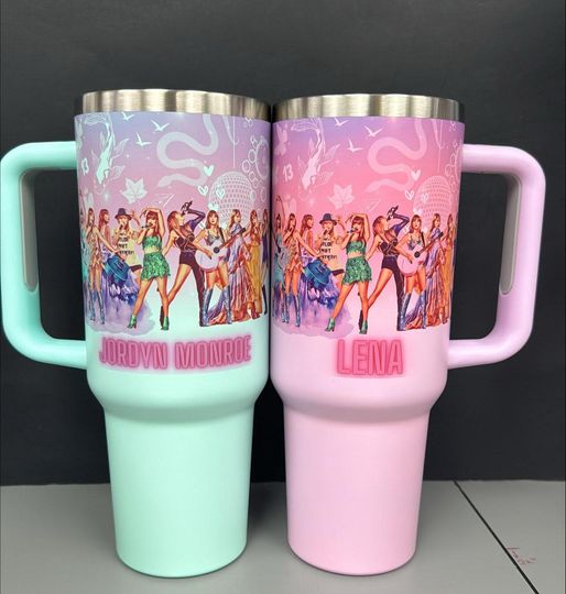 Tay Tumbler Gift, Tay Tay Tumbler, Eras Tour Tumbler, Indie Music Tumbler, Electro Pop Tumbler, Tumbler Music Gift, Music Fan Tumbler