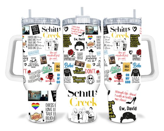 Schitts Creek 40oz Quencher Tumbler