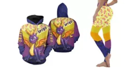 Spyro-For Women Hoodie Leggings Set