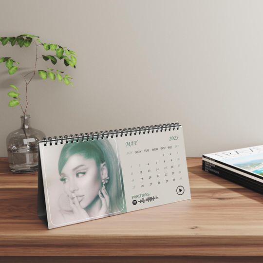 2025 Album Desk Calendar | 2025 Desk Calendar | Thank U, Next | 2025 Calendar | Album Calendar | Positions