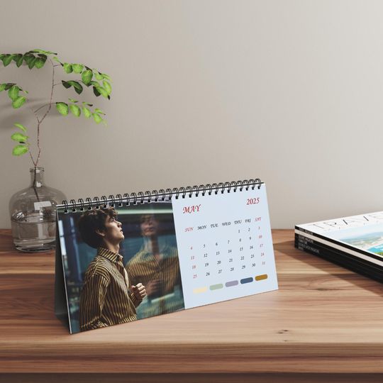 2025 Louis Partridge Desk Calendar | 2025 Desk Calendar | Louis Partridgey | 2025 Calendar | Artist Calendar | Enola Holmes