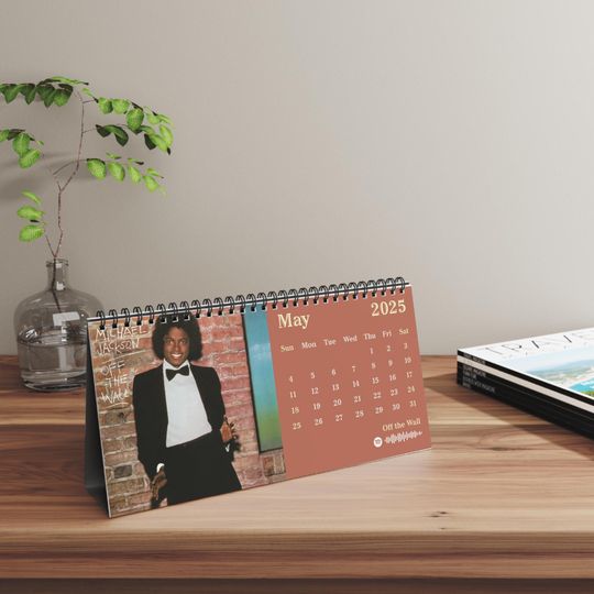 2025 Michael Jackson Desk Calendar | 2025 Desk Calendar | Michael Jackson | Album Calendar | 2025 Calendar | Billie Jean