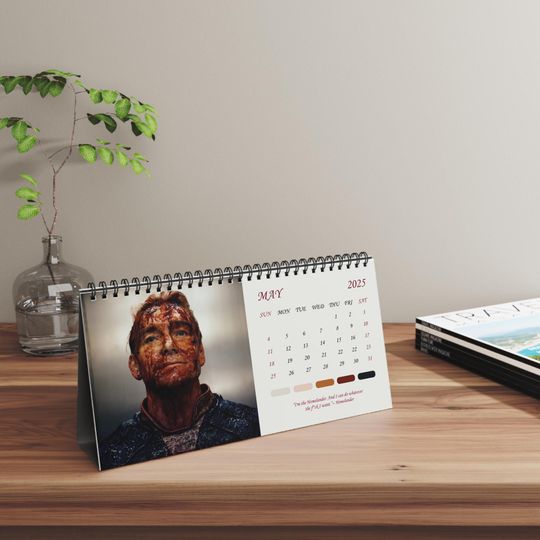 Super Hero 2025 Desk Calendar | 2025 Desk Calendar | Homelander | 2025 Calendar | TV Show Calendar | Christmas Gift