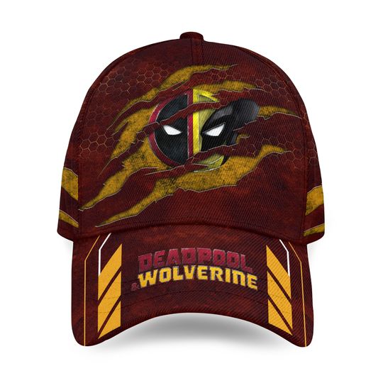Halloween Deadpool And Wolverine Classic Cap, Disney Superhero Best Friends Hat, Disney Antihero Men Cap, Hats For Men, Gift For Him