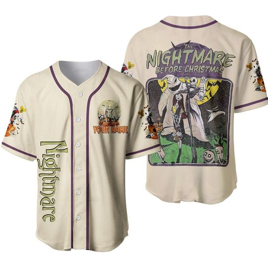 The Nightmare Before Christmas Jack And Sally Oogie Boogie Jersey