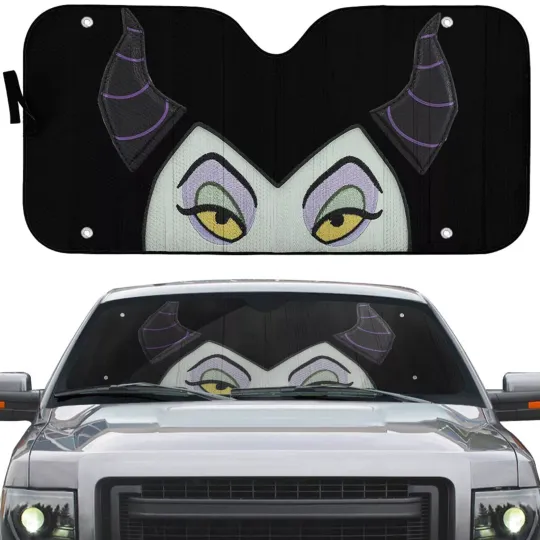 Maleficent Car Sun Shade  Sleeping Beauty Movie Car Sun Shade