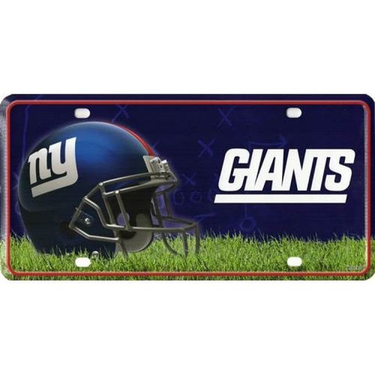 New York NY Giants Football License Plate | Car Accessories