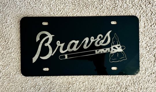 Braves Tomahawk License Plate | Car Accessories