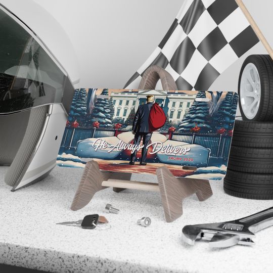 Trump License Plate, Trump Christmas License Plate | Car Accessories