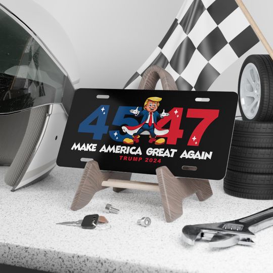 45 47 Trump Plate, Trump License Plate | Car Accessories