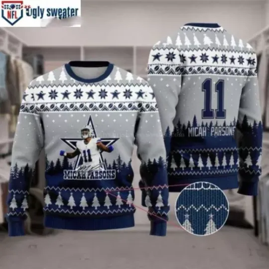 Dallas Cowboys Micah Parsons – Cowboys Ugly Sweater