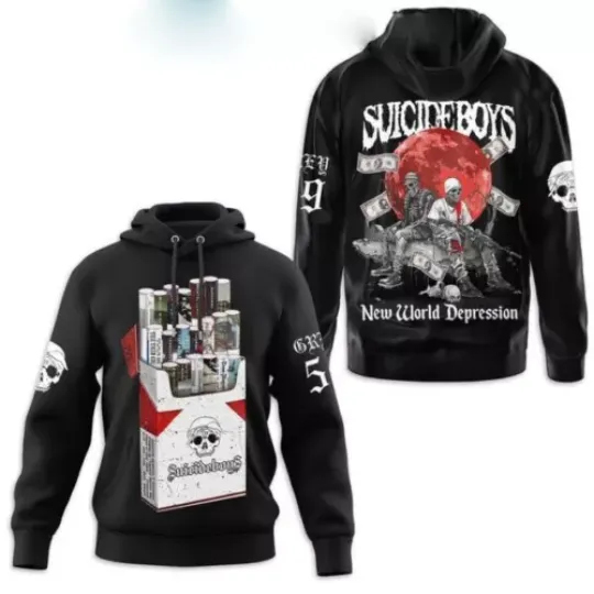 Suicideboys New World Depression Cigarette 3D Hoodie