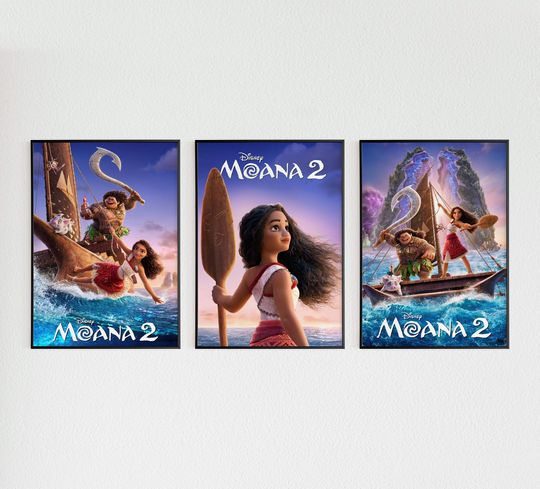 Disney Moana 2 2024 Movie Poster