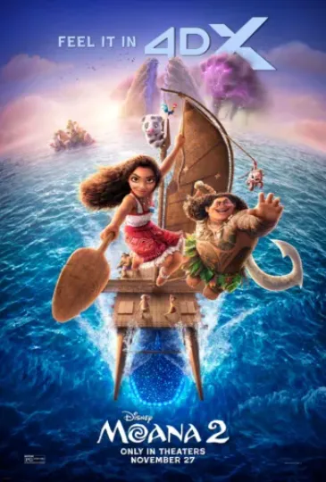 Disney Moana 2 2024 Movie Poster