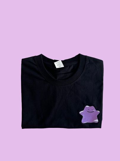 Embroidered Sweatshirt | T-Shirt | Ditto - anime, unisex